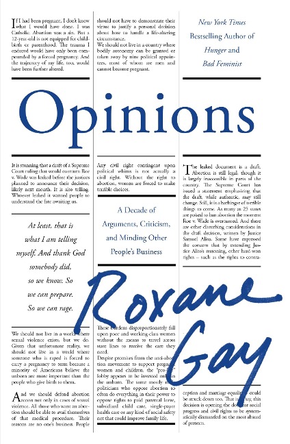 Opinions - Roxane Gay
