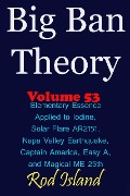 Cover-Bild zum Titel 'Big Ban Theory: Elementary Essence Applied to Iodine, Sunspot AR2151, Napa Valley Earthquake, Captain America, Easy A, and Magical ME 25th, Volume 53' von 'Rod Island'