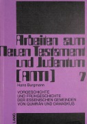 Cover-Bild zum Titel 'Vorgeschichte und Frühgeschichte der essenischen Gemeinden von Qumrân und Damaskus' von 'Hermann Lichtenberger'