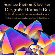 Cover-Bild zum Titel 'Science Fiction Klassiker: Die große Hörbuch Box' von 'Nathaniel Hawthorne, Jack London, Edgar Allan Poe, Robert Louis Stevenson, Jonathan Swift'