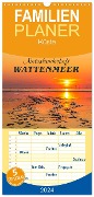 Familienplaner 2024 - Naturlandschaft WATTENMEER mit 5 Spalten (Wandkalender, 21 x 45 cm) CALVENDO - Andrea Dreegmeyer