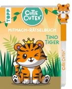Cover-Bild zum Titel 'Cutie Cutes - Mitmach-Rätselbuch. Tino Tiger' von 'Christine Schlitt'