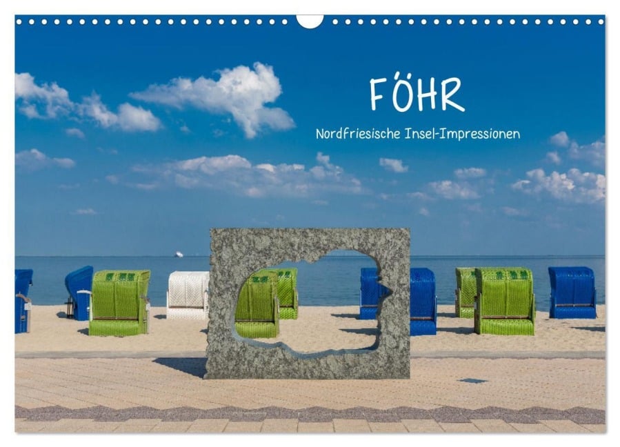 Föhr - Nordfriesische Insel Impressionen (Wandkalender 2026 DIN A3 quer), CALVENDO Monatskalender - Sandra Simone Flach