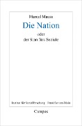 Cover-Bild zum Titel 'Die Nation oder Der Sinn fürs Soziale' von 'Marcel Mauss'