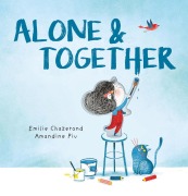 Cover-Bild zum Titel 'Alone & Together (a Die-Cut Peek-Through Picture Book)' von 'Émilie Chazerand'