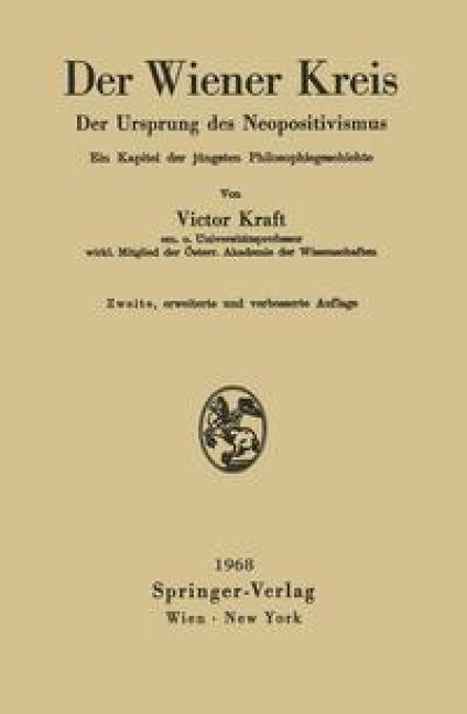 Der Wiener Kreis - Victor Kraft
