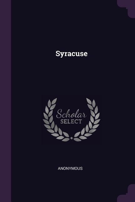Syracuse - Anonymous
