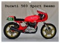 Ducati 500 Sport Desmo (Wandkalender 2024 DIN A3 quer), CALVENDO Monatskalender - Ingo Laue