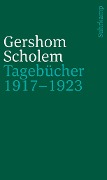 Tagebücher nebst Aufsätzen und Entwürfen bis 1923 - Gershom Scholem
