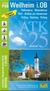 Cover-Bild zum Titel 'ATK25-P09 Weilheim i.OB (Amtliche Topographische Karte 1:25000)' von ''