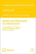 Cover-Bild zum Titel 'Macht und Ohnmacht im Arbeitsrecht' von ''