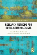 Cover-Bild zum Titel 'Research Methods for Rural Criminologists' von ''