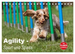 Agility - Sport und Spass (Tischkalender 2026 DIN A5 quer), CALVENDO Monatskalender - Fotodesign Verena Scholze