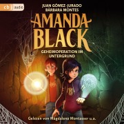 Cover-Bild zum Titel 'Amanda Black ¿ Geheimoperation im Untergrund' von 'Juan Gómez-Jurado, Bárbara Montes'