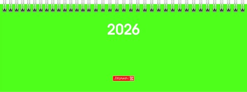 Cover-Bild zum Titel 'BRUNNEN 1077261536 | Querterminbuch Mod. 772 2026 | 297×105 mm, Karton, grün' von ''