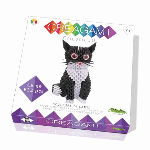 CREAGAMI - Origami 3D Katze 632 Teile - 