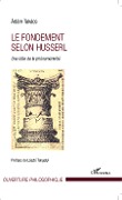 Cover-Bild zum Titel 'Le fondement selon Husserl' von 'Ádám Takács'
