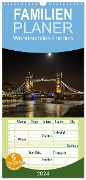 Familienplaner 2024 - Wundervolles London mit 5 Spalten (Wandkalender, 21 x 45 cm) CALVENDO - Dirk Meutzner