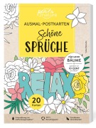 Cover-Bild zum Titel 'Ausmal-Postkarten Schöne Sprüche | 20 Karten' von ''