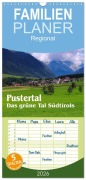 Cover-Bild zum Titel 'Familienplaner 2026 - Pustertal - Das grüne Tal Südtirols mit 5 Spalten (Wandkalender, 21 x 45 cm) CALVENDO' von 'LianeM LianeM'