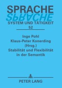 Cover-Bild zum Titel 'Stabilität und Flexibilität in der Semantik' von ''