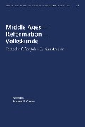 Middle Ages--Reformation--Volkskunde - 
