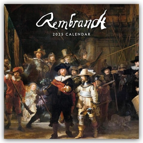 Rembrandt 2025 - 16-Monatskalender - Robin Red