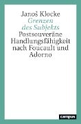 Cover-Bild zum Titel 'Grenzen des Subjekts' von 'Janos Klocke'