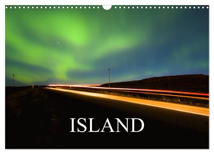 Island (Wandkalender 2027 DIN A3 quer), CALVENDO Monatskalender - Sebastian Luedke