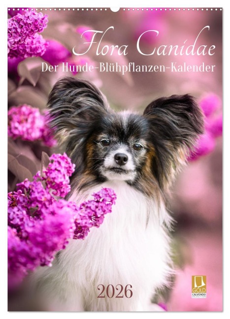 Flora Canidae - der Hunde-Blühpflanzen-Kalender (Wandkalender 2026 DIN A2 hoch), CALVENDO Monatskalender - Boegau-Fotos Boegau-Fotos
