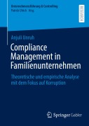 Cover-Bild zum Titel 'Compliance Management in Familienunternehmen' von 'Anjuli Unruh'