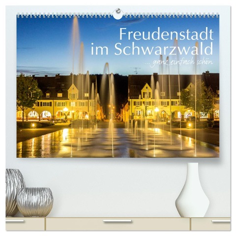 Freudenstadt im Schwarzwald ... ganz einfach schön (hochwertiger Premium Wandkalender 2024 DIN A2 quer), Kunstdruck in Hochglanz - Heike Butschkus