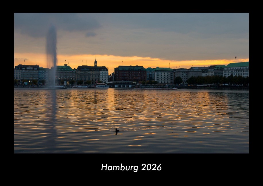 Hamburg 2026 Fotokalender DIN A3 - Kevin Heber, Tobias Schmitt