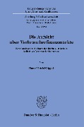 Die Aufsicht über Verbraucherfinanzmärkte - Hans-Ulrich Klöppel