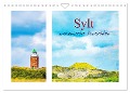 Sylt - malerische Ansichten (Wandkalender 2024 DIN A4 quer), CALVENDO Monatskalender - Nina Schwarze