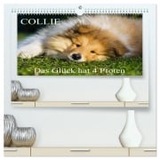 Cover-Bild zum Titel 'Collie - Das Glück hat 4 Pfoten (hochwertiger Premium Wandkalender 2026 DIN A2 quer), Kunstdruck in Hochglanz' von 'Sigrid Starick'