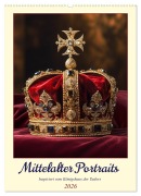 Cover-Bild zum Titel 'Mittelalter Portraits. Inspiriert vom Königshaus der Tudors (Wandkalender 2026 DIN A2 hoch), CALVENDO Monatskalender' von 'Rose Hurley'