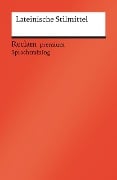 Lateinische Stilmittel - 