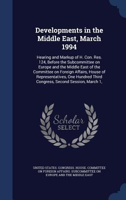 Developments in the Middle East, March 1994 - 