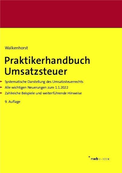 Praktikerhandbuch Umsatzsteuer - Ralf Walkenhorst