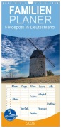 Cover-Bild zum Titel 'Familienplaner 2026 - Fotospots in Deutschland mit 5 Spalten (Wandkalender, 21 x 45 cm) CALVENDO' von 'Andreas Völkel'