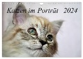 Katzen im Porträt / Geburtstagskalender (Wandkalender 2024 DIN A4 quer), CALVENDO Monatskalender - Jennifer Chrystal