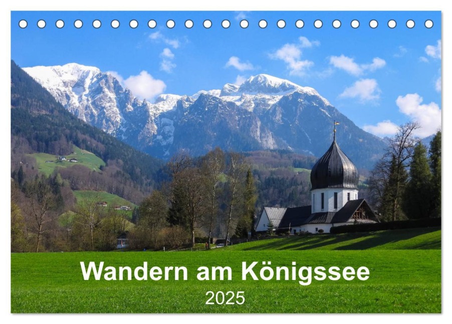 Wandern am Königssee (Tischkalender 2025 DIN A5 quer), CALVENDO Monatskalender - Carmen Vogel