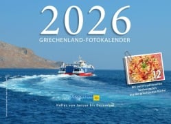 Cover-Bild zum Titel 'Griechenland-Foto-Kalender 2026' von ''