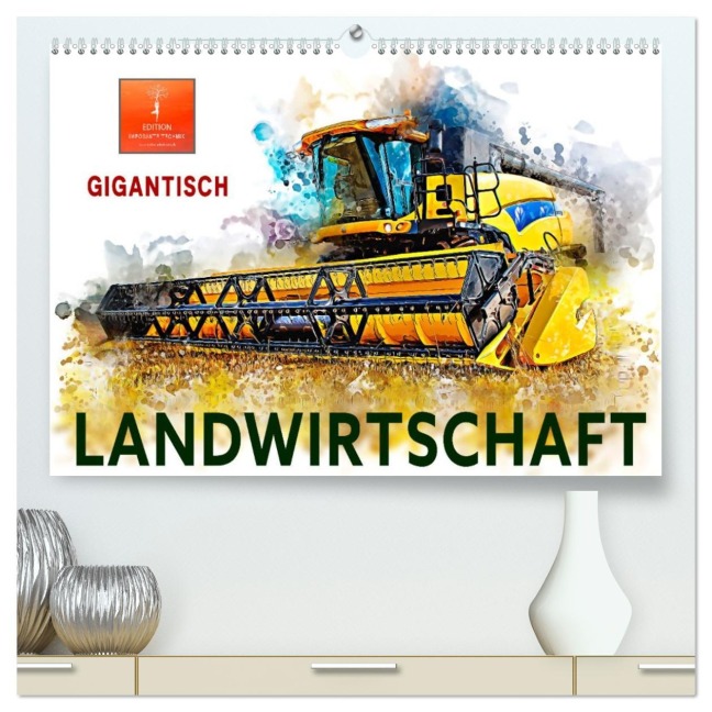 Landwirtschaft - Gigantisch (hochwertiger Premium Wandkalender 2026 DIN A2 quer), Kunstdruck in Hochglanz - Peter Roder