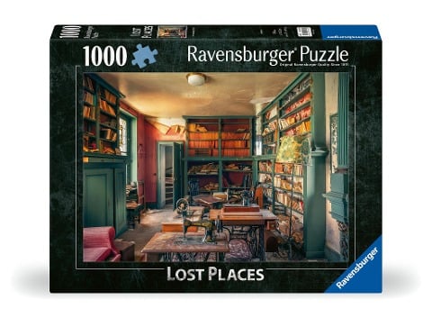 Erwachsenenpuzzle 1000 Teile - Mysterious castle library - 