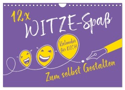 12 x WITZE-Spaß - Bastelkalender (Wandkalender 2026 DIN A4 quer), CALVENDO Monatskalender - ROTH-Design ROTH-Design
