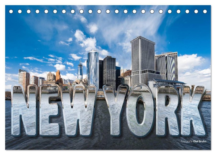New York (Tischkalender 2026 DIN A5 quer), CALVENDO Monatskalender - Olaf Bruhn