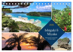 Cover-Bild zum Titel 'Ishigaki & Miyako - Subtropisches Inselparadies im Süden Japans (Tischkalender 2026 DIN A5 quer), CALVENDO Monatskalender' von 'M. Gillner'