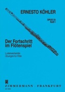 Cover-Bild zum Titel 'Der Fortschritt im Flötenspiel op. 33 Bd. 1' von 'Ernesto Köhler'